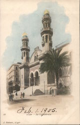 Alger - La Cathedrale Postcard