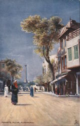 Pompey's Pillar, Alexandria Postcard