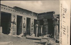 Medinet Habu - Second Court, View from the North West Postcard