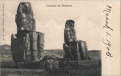 Colosses de Memnon Postcard