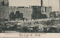 Forteresse Pres de la Porte de Jaffa Jerusalem, Israel Middle East Postcard Postcard Postcard