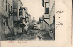 Damas - Rue droite Postcard