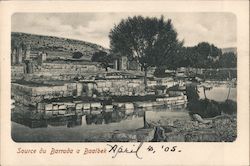 Source du Barrada a Baalbek Postcard