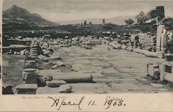 Rue Qui Reliait le Canal au Theatre Ephesus, Turkey Greece, Turkey, Balkan States Postcard Postcard Postcard