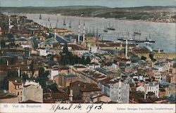 Vue du Bosphore Constantinople, Turkey Greece, Turkey, Balkan States Postcard Postcard Postcard