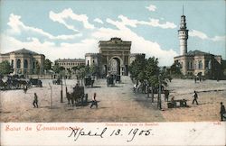 Seraskerat et Tour de Stambul Constantinople, Turkey Greece, Turkey, Balkan States Postcard Postcard Postcard