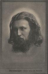 Oberammergau: Anton Lang als Christus Postcard