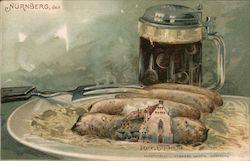 The Bratwurstglöcklein Restaurant Postcard