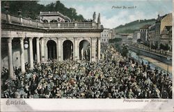 Findest du mich? Karlsbad Frupromenade am Mulhbrunnen Postcard