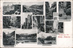 Greetings from Saxon Switzerland Postcard