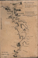 Plan da la Rance Postcard