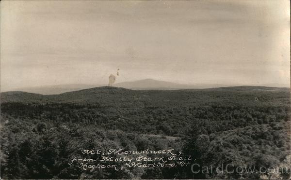 Mt. Monodnock from Molly Stark Trail, Hogback Marlboro Vermont