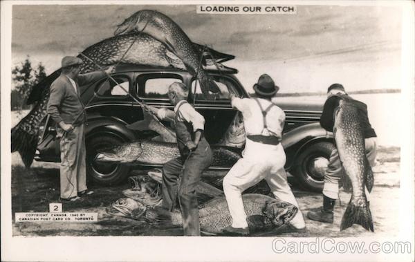 Loading Our Catch Exaggeration