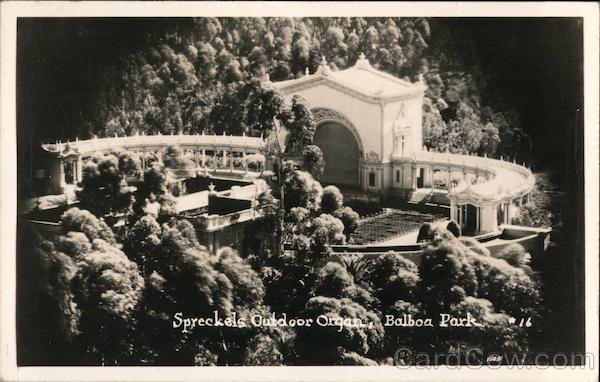 Spreckels Outdoor Organ, Balboa Park San Diego California