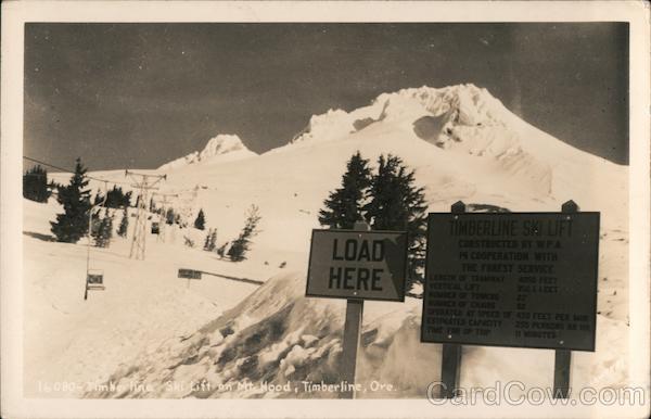 Timberline Ski Lift on Mt. Hood Oregon