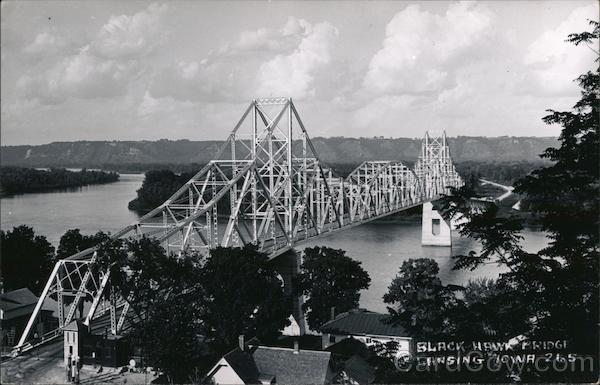 Black Hawk Bridge Lansing Iowa