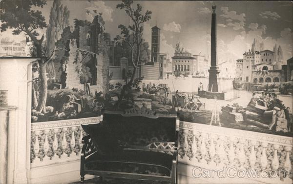 Parlor in the Home of Hazel Bixby with Wallpaper from France Chelsea Massachusetts