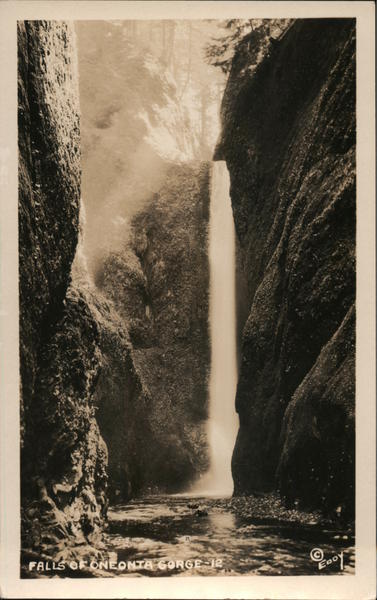 Falls of Oneonta Gorge Cascade Locks Oregon