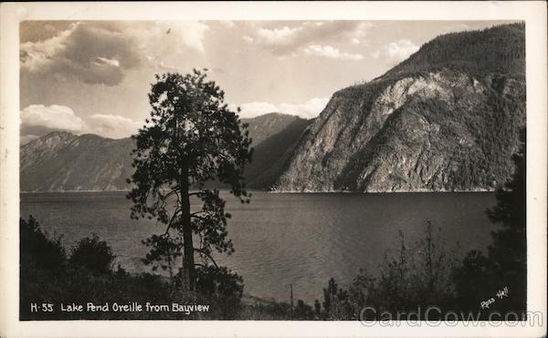 Lake Pend Oreille from Bayview Idaho