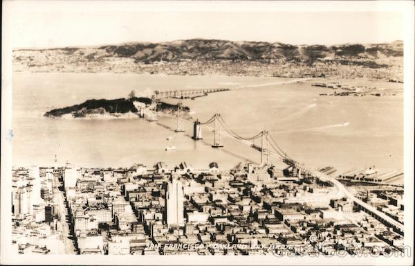 San Francisco and Oakland Bay Bridge California