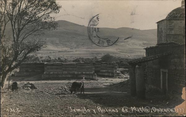 Templo Y Ruinas Oaxaca Mexico