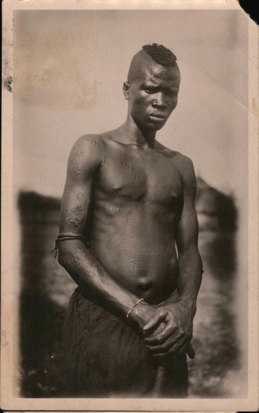 Native Angola Man Africa