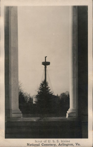 Mast of U.S.S. Maine, National Cemetery Arlington Virginia