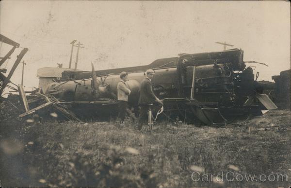 Train Engine on Side Disasters