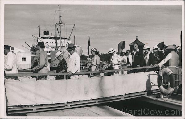 Tourists Disembarking from MS St. Louis Boats, Ships
