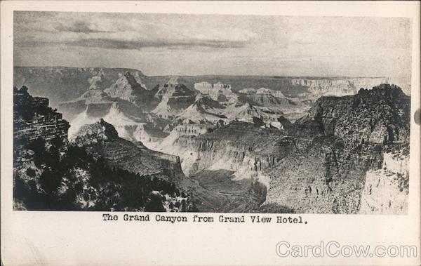 Canyon from Grand View Hotel Grand Canyon National Park Arizona