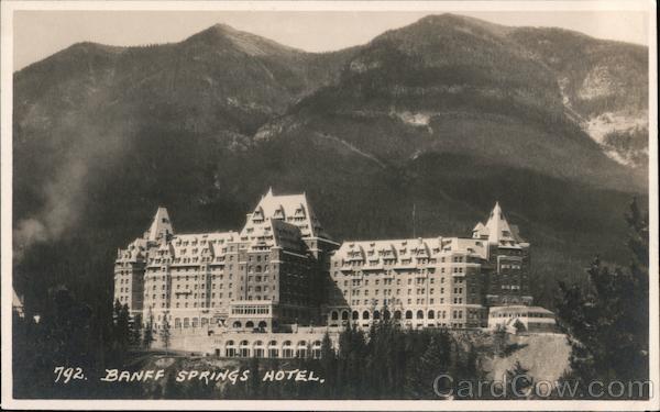 Banff Springs Hotel AB Canada Alberta