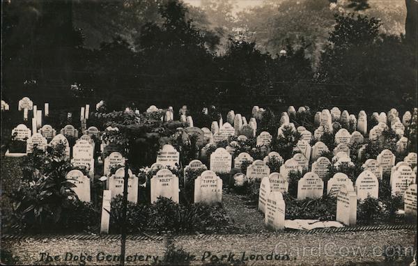 The Dog's Cemetery, Hyde Park London England
