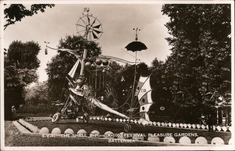 The SHELL, By Plane X-100, Festival Pleasure Gardens London England