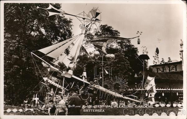 The Shell Byplane - Festival Pleasure Gardens Battersea London England