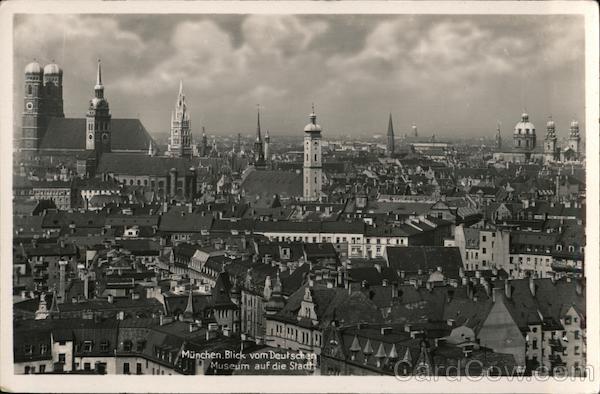 Munich City view from the the German Museum Germany