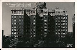Conrad Hilton - Largest Hotel in the World Postcard