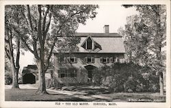 The Old Manse Concord, MA Postcard Postcard Postcard