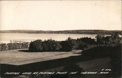 Portage Lake at Portage Point Inn Onekama, MI Postcard Postcard Postcard