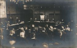 Meeting - Military Officers? Postcard