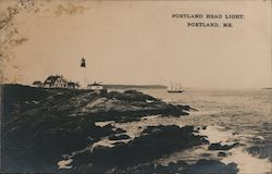 Portland Head Light Postcard