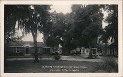 Mann's Tourist Court and Grill Postcard