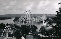 Black Hawk Bridge Lansing, IA Postcard Postcard Postcard