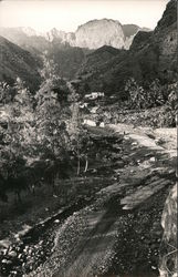 Cobble Streets on Island Postcard