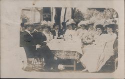 Group of People in Keiser Park Postcard