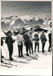 Snapshot at Ski Resort Postcard