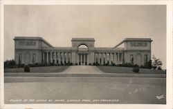 Palace of the Legion of Honor, Lincoln Park Postcard