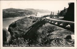 Approach to the Vista House, Crown Point, Columbia River Highway Corbett, OR Postcard Postcard Postcard