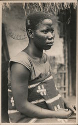 African woman Belgian Congo Postcard Postcard Postcard