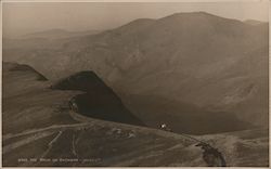 The Train on Snowdon Caernarfon, Wales Postcard Postcard Postcard