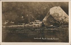 Squirrel Rock Cheat River Postcard